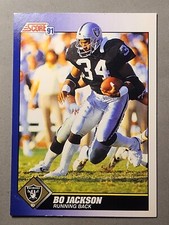 1991 Score #100 Bo Jackson Los Angeles Raiders