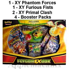 Pokemon TCG Flygon EX Box 4 XY Booster Packs Phantom Forces Furious Fists SEALED