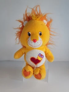 Vintage 2003 Care Bears Brave Heart Lion Plush Nanco Amusement Park Prize Y2K - Picture 1 of 9