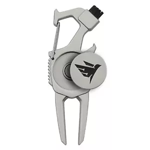 SWIFTEE Golf Divot Pitch Mark Repair Tool 7-in-1 - Pearl Silver - Picture 1 of 8