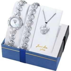 Reloj Sekonda Mujer Cristal Corazones Plata Acero Inoxidable Set Regalo 4115G.56 - Imagen 1 de 1