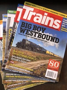 Trains Magazine The Magazine of Railroading 2020 6 Issues - Picture 1 of 6