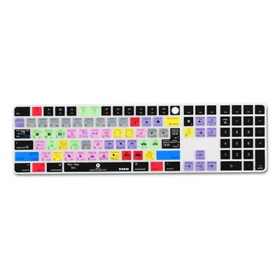 XSKN Premiere Pro Keyboard Cover for A2520 24" iMac Magic Keyboard and Numeric - Image 1 of 4