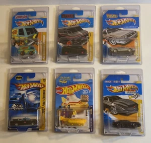 6 Cartoon & Movie Lot Mattel Hot Wheels Batman A-Team Scooby Doo + More SEALED - Picture 1 of 1