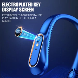 ❄️Ventilador de cuello portátil USB Recargable Colgante de aire, Mini Colgante portátil - Imagen 1 de 19