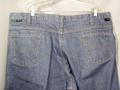 Jeans Workrite FR Denim Suelto Oscuro Indura UltraSoft 40X25 Hrc 2 Arc 18.3 Foto 1 de 4