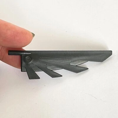 LEGO 11091 Black 9L Wing With Stylized Feathers Legends of Chima 3in - Image 1 of 4