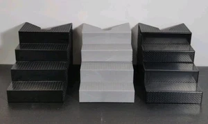 (3) Sets Ring Sammlerstücke Ring Stufen 2 - SCHWARZ + 1 - SILBER - Bild 1 von 3