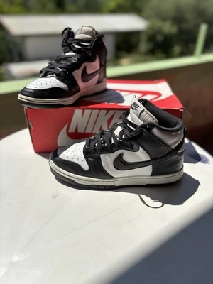 Nike Dunk High Retro Sneakers per Uomo - White/Black-Total Orange, EU 41 - Immagine 1 di 4