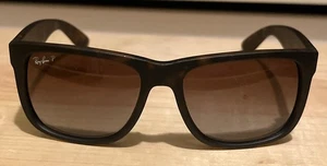 Ray-Ban P Rubber Gray-Brown Polarized Sunglasses Unisex - Picture 1 of 3