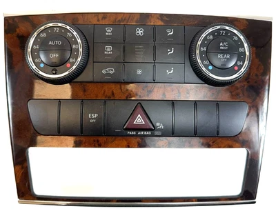Panel de control climático Mercedes ML350 ML550 2006-2011 Woodgrain A2519060300 Foto 1 de 4