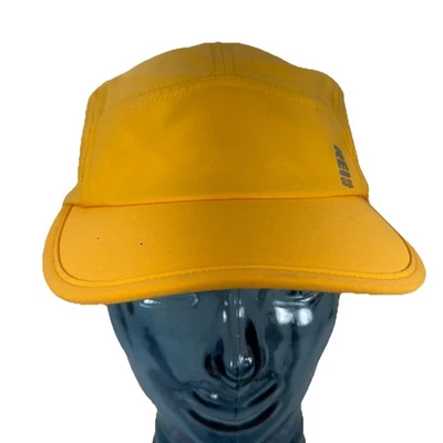 Sombrero cooperativo REI On the Trail 5 paneles ajustables senderismo correr rendimiento amarillo Foto 1 de 4