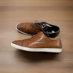ALLEN EDMONDS  park avenue cognac casual sneaker 10D $300 - Picture 1 of 10