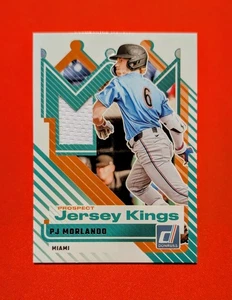 🔥PJ Morlando -2025 Donruss Prospects Jersey Kings #PJK-PM Miami Marlins - Picture 1 of 2