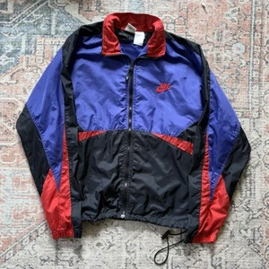 Vintage 1990s Nike Toronto Raptors Color-way Nylon Lightweight Jacket - Picture 1 of 7