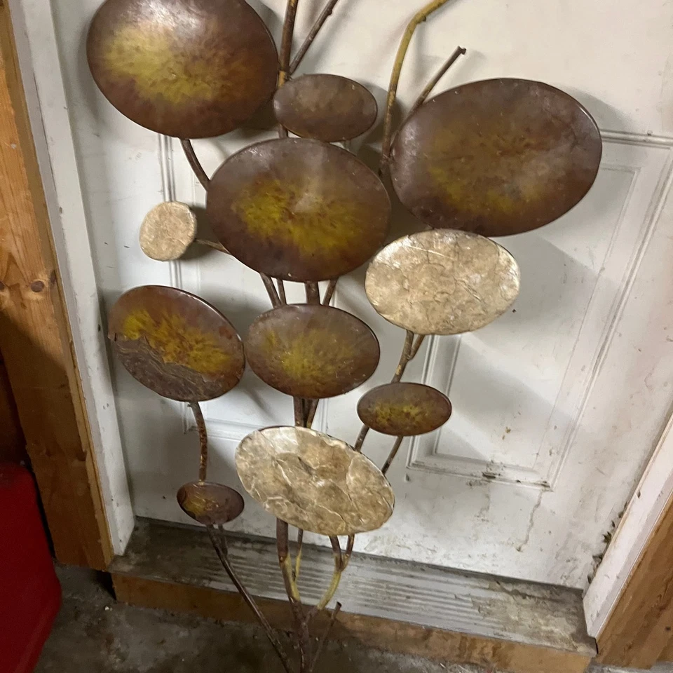 Escultura de árbol de trabajo de metal libre brutalista de mediados de siglo de C. Jere de colección Foto 1 de 1