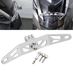 Camera Bracket Recorder Holder Stand Support Silver For BMW G310R G310GS 17-24 - Picture 1 of 13