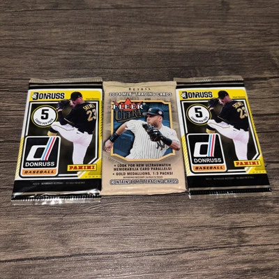 2004 Fleer Ultra Baseball-8 Card Pack & (2) 2024 Donruss Baseball-5 Card Packs-- - Image 1 of 4