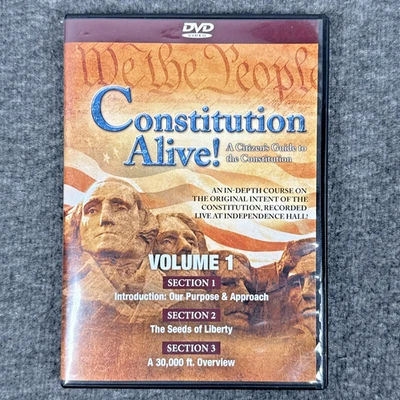 Constitution Alive! Vol. 1 DVD A Citizens Guide to the Constitution, Region Free - Image 1 of 3