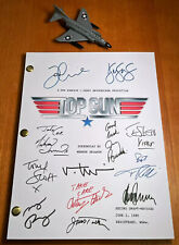 Top Gun Script Cast-Signed- Autograph Reprints - Full Script - Maverick