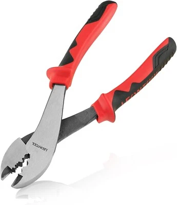 LEONTOOL Crimping Pliers 10-22 AWG Cutter TPR Handle Electrical Wire Tool Terminal