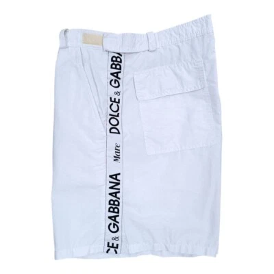 Pantalones cortos blancos Dolce & Gabbana Mare para hombre - talla 50 Foto 1 de 4