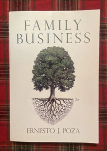 Family Business by Case Western Reserve Staff and Ernesto J. Poza - Autograph! - Picture 1 of 4