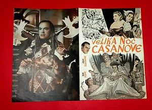 CASANOVA'S BIG NIGHT 1954 BOB HOPE JOAN FONTAINE AUDREY DALTO EXYU MOVIE PROGRAM - Picture 1 of 4