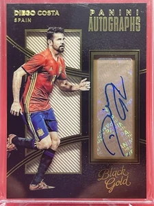 2016-17 Panini Black Gold Auto Diego Costa #A-DC Auto - Picture 1 of 2