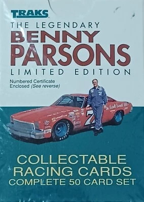 ((SEALED)) Benny Parsons limited edition collectable racing playing cards - Image 1 of 2