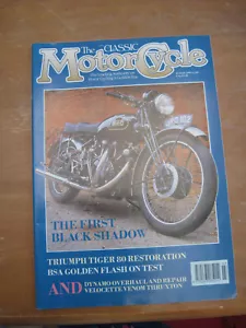 Classic Motorcycle Magazine March 1990 TRIUMPH TIGER VELOCETTE VENOM - Picture 1 of 2