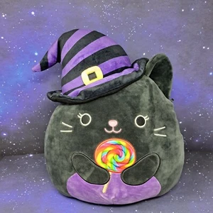 Squishmallow Autumn the Cat Approximately 16" Hat Lollipop Halloween - Picture 1 of 13