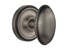 Nostalgic Warehouse Classic Rosette with Privacy - 2.375", Antique Pewter 