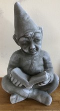 Latex Mould for making This Gnome With A Book Statue