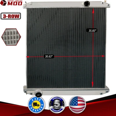 3ROW RADIATOR FOR FREIGHTLINER CENTURY COLUMBIA,FL,FLD112 TO FLD120 SERIES 97-06 - Image 1 of 4