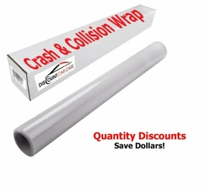 Hi-Tech Collision Crash Wrap Film Adhesive Protection Roll Sticky - Picture 1 of 4