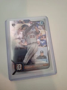 2022 Bowman Chrom #53 Spencer Torkelson Detroit Tigers ROOKIE KARTE RC - Bild 1 von 2