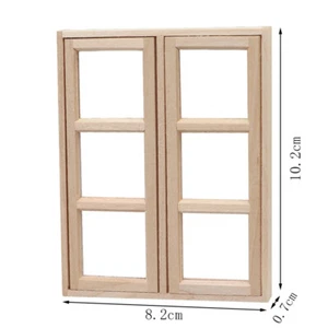 Doll House Miniatures 1:12 Scale Accessories Door Frame Windows Building Decor - Picture 1 of 21