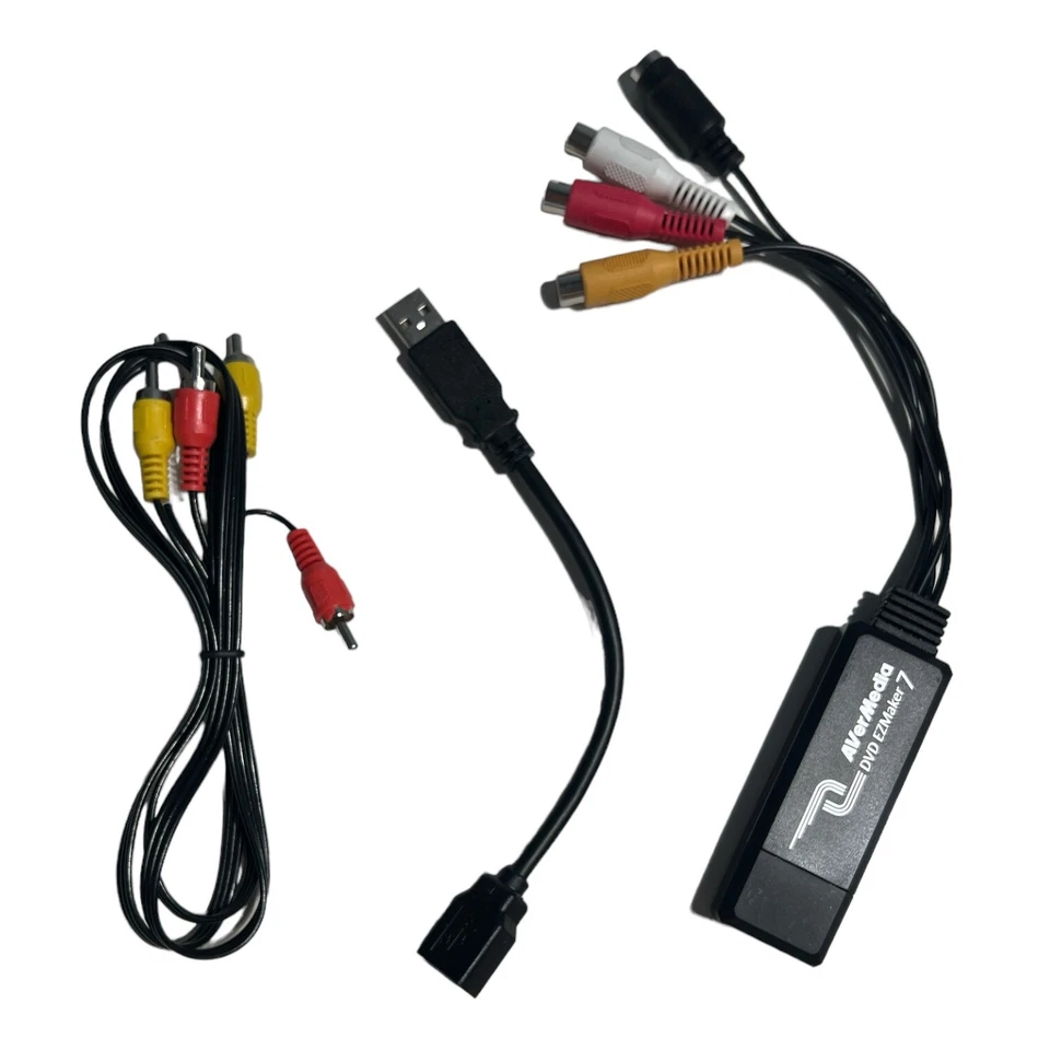 AVerMedia EZMaker 7 USB Video Capture Card – Analog VHS to Digital Converter - Image 1 of 4