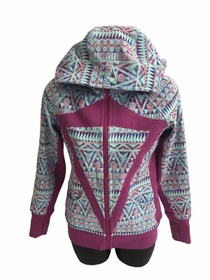 Chaqueta deportiva IVIVVA de LULULEMON para niñas agujeros para golpes talla múltiple 14 2 azul púrpura Foto 1 de 4