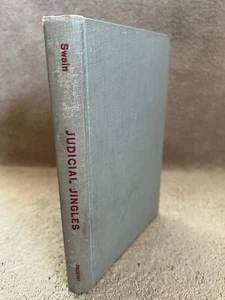 Judicial Jingles by Judge Frank G. Swain 1st Ed. 1955 Pageant Press VTG - Picture 1 of 6