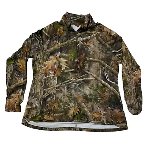 She Outdoor 1/4 Zip Fleece Lined Pullover True Timber Camo Shirt Women’s XXL - Picture 1 of 7