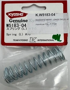 RESSORTS D'AMORTISSEURS longs DURETÉ 70 ZX5 KYOSHO shock spring (L) W5183-04 - Imagen 1 de 1