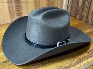 AU-LC-51-BLK Leather Cowboy Hat Band Carved Black Leather 1/2" Wide - Picture 1 of 21