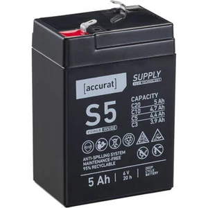 6V 5Ah AGM batterie d'alimentation ASI courant de secours voiture pour enfants batterie 6 volts - Photo 1/3