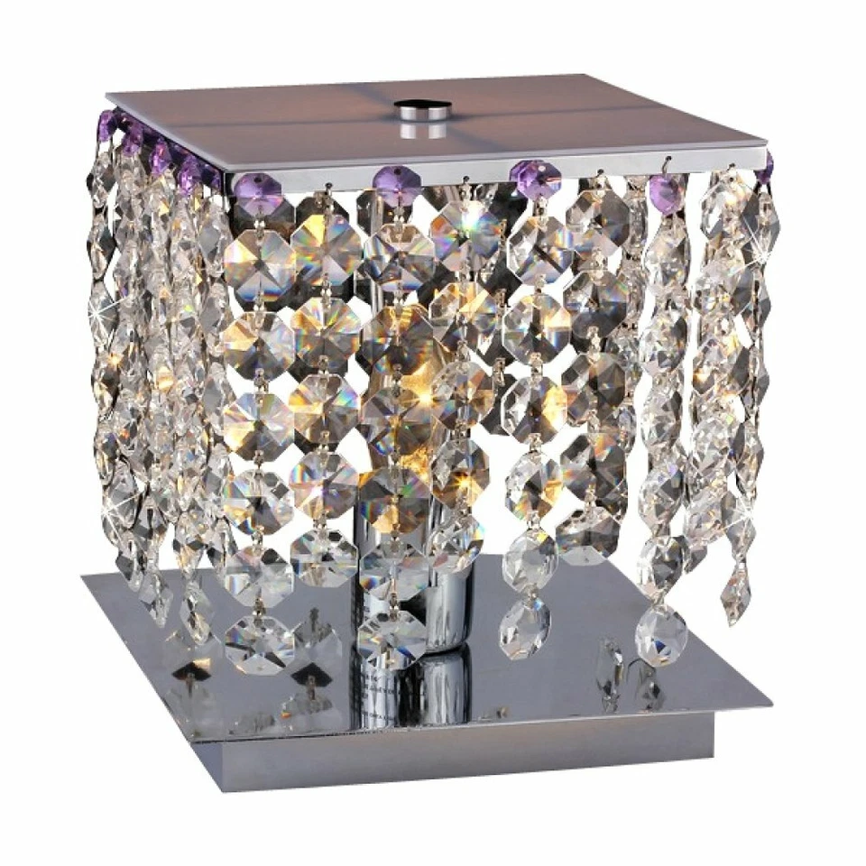 New Warehouse of Tiffany Cynthia Purple Crystal Table Lamp CRY-TL9275 - Image 1 of 1