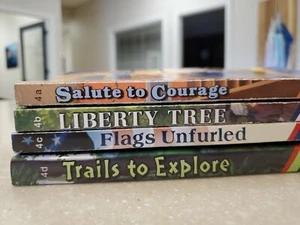 Abeka 4th Grade Readers - Lot Of 4 - Picture 1 of 3