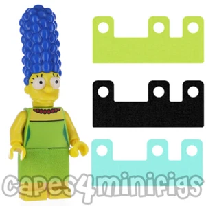 3 CUSTOM Skirts for your Lego Marge Simpson minifigure. Capes ONLY - Picture 1 of 8