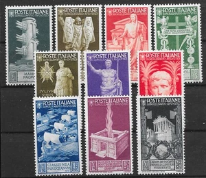 ITALY SG506/15 1937 AUGUSTUS THE GREAT POSTAGE SET MTD MINT (p) - Picture 1 of 1