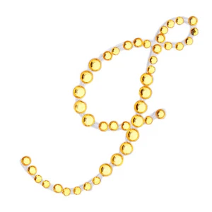 Gold Rhinestones GEM STICKERS 12 pcs Letter "J" DIY Crafts Wedding Decorations - Picture 1 of 8